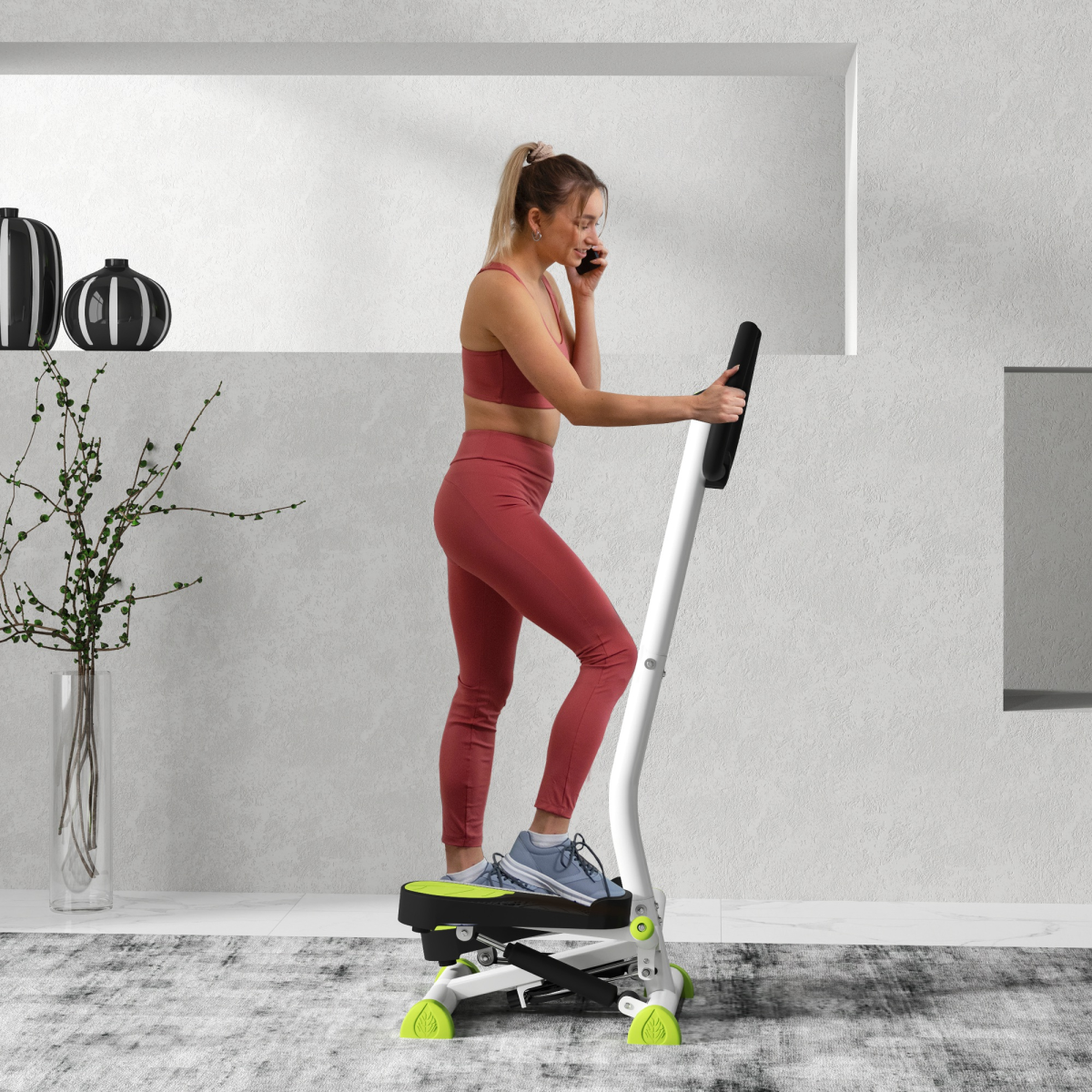 Adjustable Home Cardio Stepper with LCD Monitor