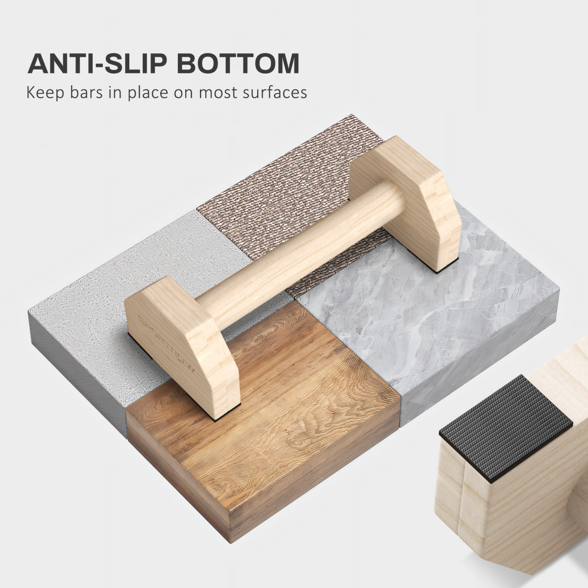 Wooden Parallettes – Push-Up & Calisthenics Bars