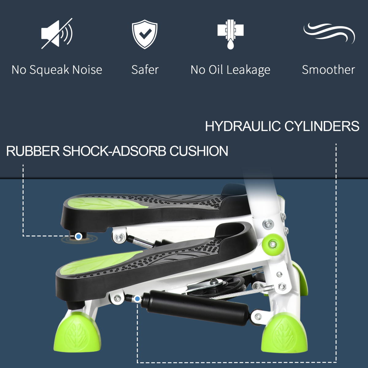 Adjustable Home Cardio Stepper with LCD Monitor