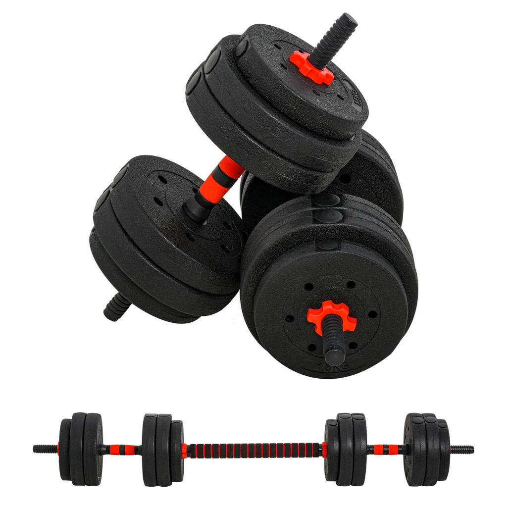 25 kg Adjustable Barbell & Dumbbell Set