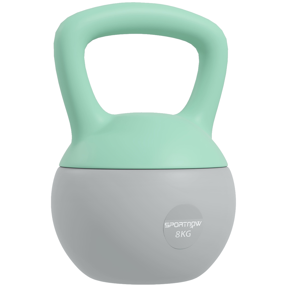 8 kg Soft Kettlebell – Grey & Green
